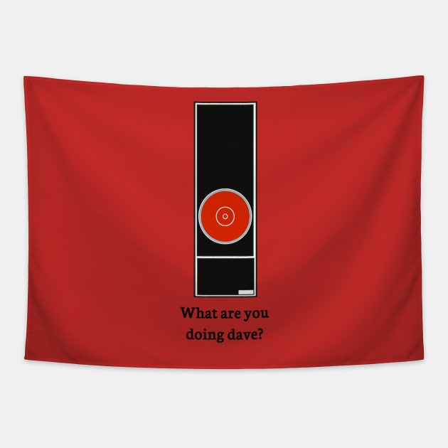 hal 9000 Tapestry by paintchips