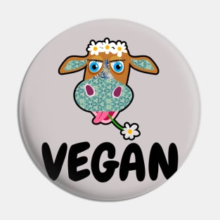 Vegan graphics top Pin