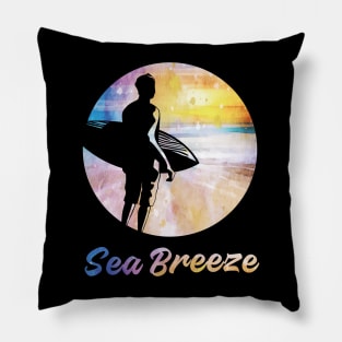 Beach Time, It's Time to go the beach. SEA BREEZE Pillow