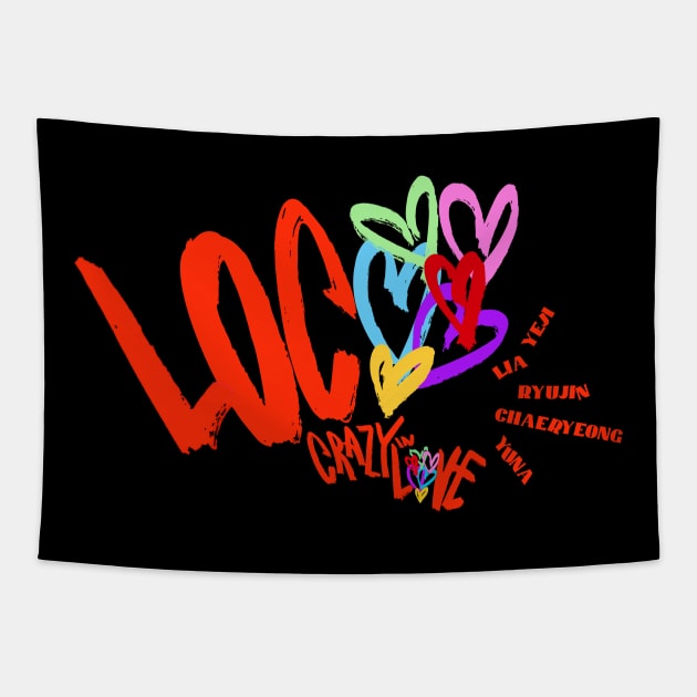 Kpop Itzy Loco Tapestry by LySaTee