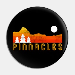 Pinnacles national park retro vintage Pin