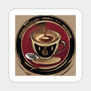 Coffee Retro Cafe Roast Vintage Magnet