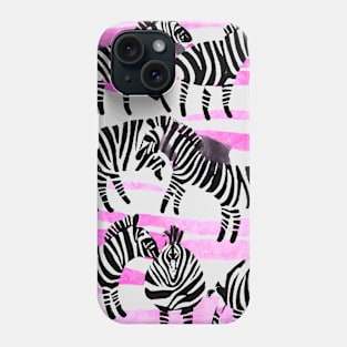 Zebra Dazzle Fun Print Animal Lover Phone Case