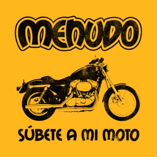 Súbete a mi Moto T-Shirt Black T-Shirt