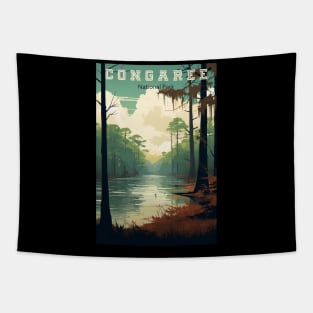 Congaree National Park Travel Poster Tapestry