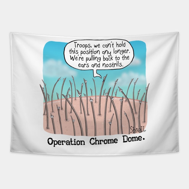 Operation Chrome Dome Tapestry by macccc8