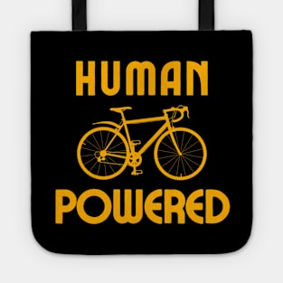 Human Powered Cycling Shirt, Cycling Shirts, Bike Commuter, Cycling Commuter, Pedal Powered, Cycling Life, Eco Friendly, Fun Cycling Shirt Tote