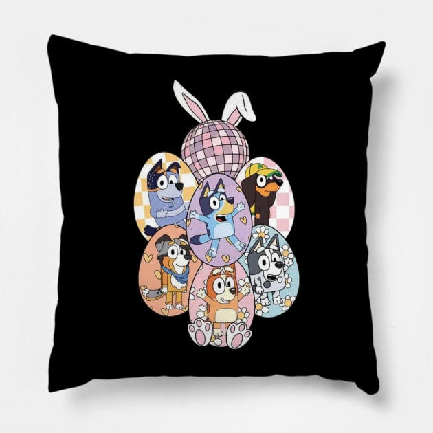 Bluey funny birthday Pillow by GapiKenterKali