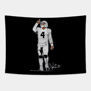 Dak Prescott Superstar Pose Tapestry