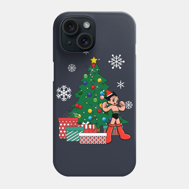 Astro Boy Around The Christmas Tree Phone Case by Nova5