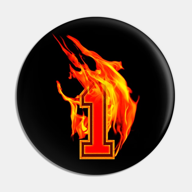 Burning Hot Sports Letter 1 Pin by Adatude