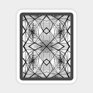 Steel construction seamless pattern. Magnet