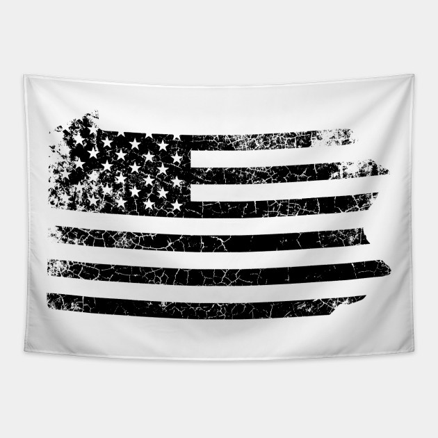 Pennsylvania State Map American Flag Black White Pennsylvania Tapestry Teepublic Au