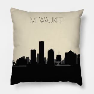 Milwaukee Skyline Pillow