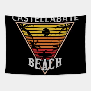 Beach happiness in Castellabate Tapestry