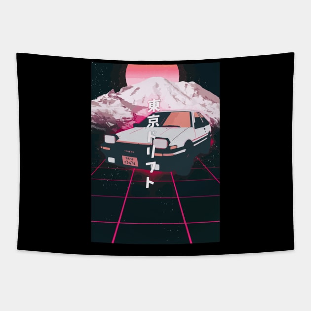 initial D Tapestry by store of art