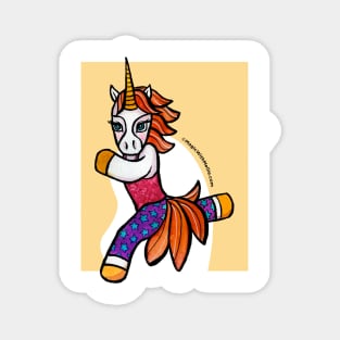 Animals of Inspiration: Rock Climbing Unicorn Magnet