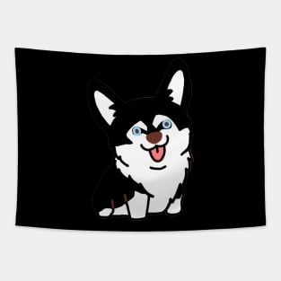 Cute Husky Tapestry