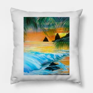 HAWAIIAN SUNSET 11 Pillow