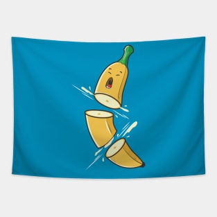 Banana Sliced Fruit Tapestry