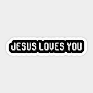 Jesus loves you Christian Stickers, trending Stickers, quote Vinyl Sti –  Neyastickershop