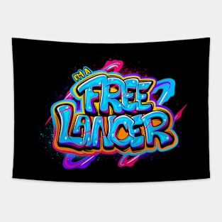 Freelancer Typography Lettering Tapestry