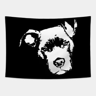 Staffordshire Bull Terrier Head Tapestry