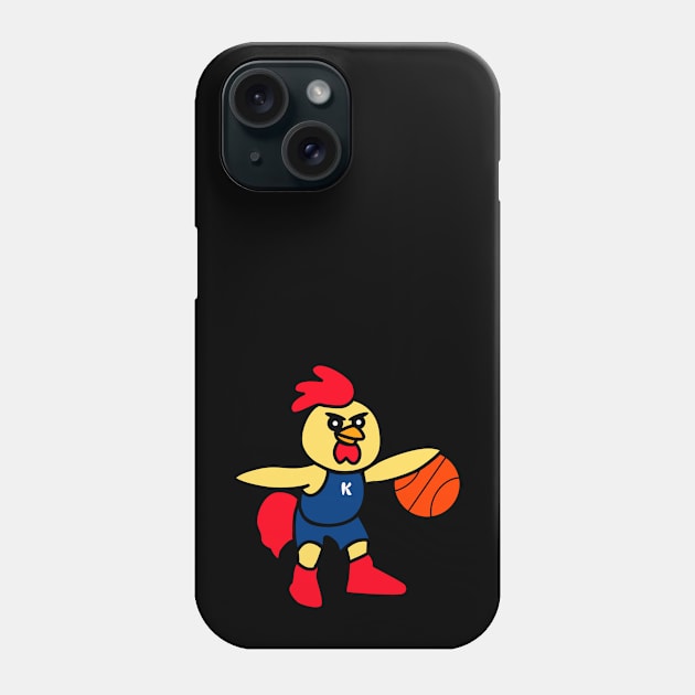 Kentucky Chicken with Basketball Phone Case by Movielovermax