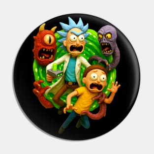 Rick and Morty Escape Pin
