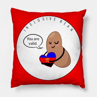 Traditional Poly Flag: Inclusive Bean Pillow