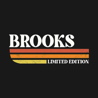 BROOKS Surname Funny Reunion Retro Vintage 70s 80s Birthday T-Shirt