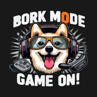 Funny dog mens video game t-shirts funny gamer tee T-Shirt