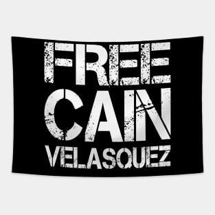 Free Cain In Support Of Cain Velasquez Tapestry