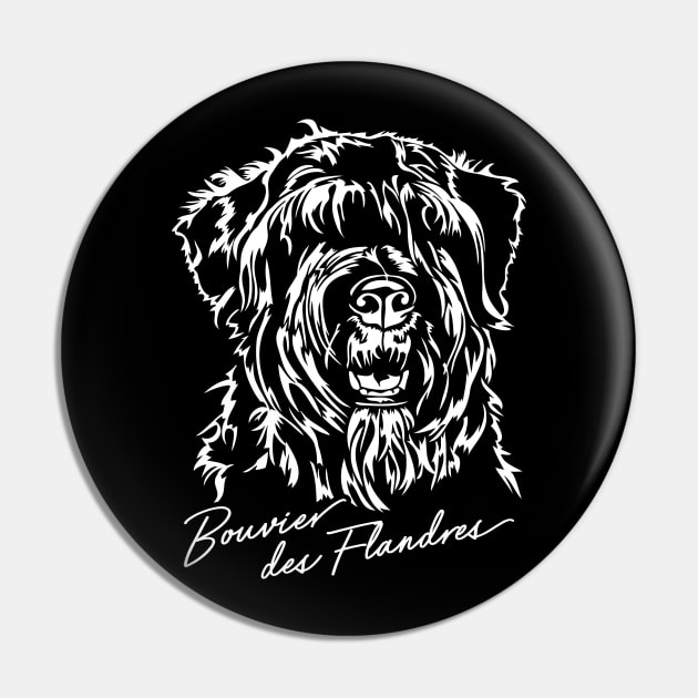 Bouvier des Flandres dog lover portrait Pin by wilsigns