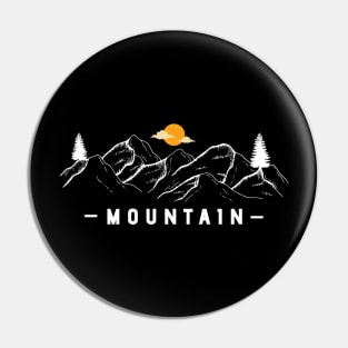 A Tribute to Mountains Pin