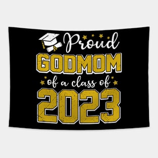 Proud Godmom of Class of 2023 Graduate Senior Graduation Tapestry