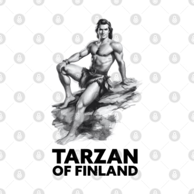Tarzan of Finland - Funny LGBT Gift based on Books of Edgar Rice Burroughs by VEKULI