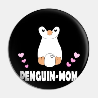 Penguin-Mom Pin