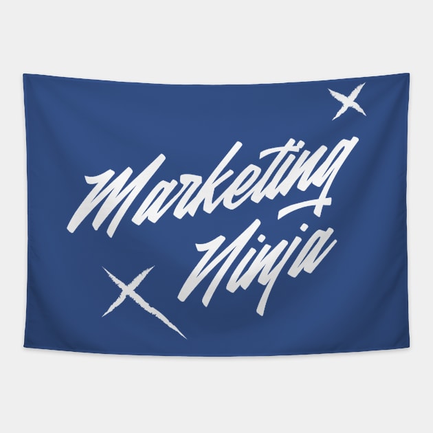 Marketing Ninja Tapestry by Inspire Creativity