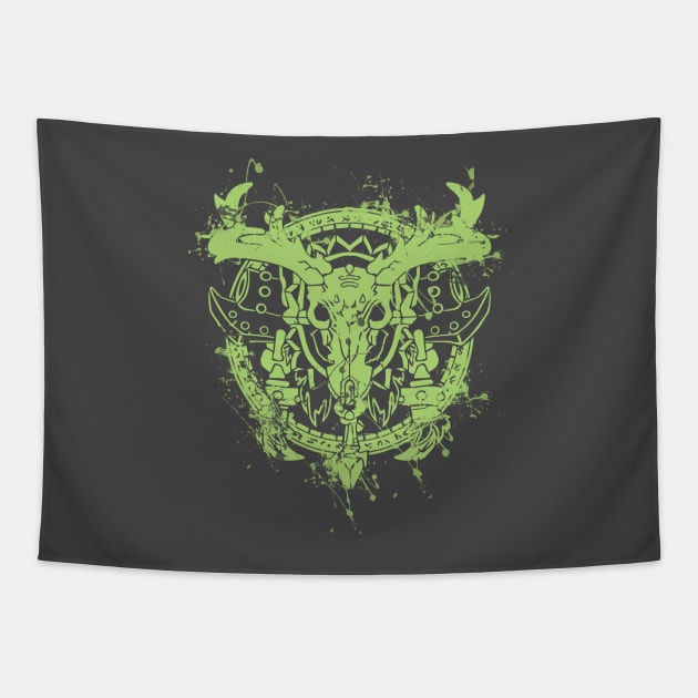 World of Warcraft - Hunter Class Crest Tapestry by Fadelias