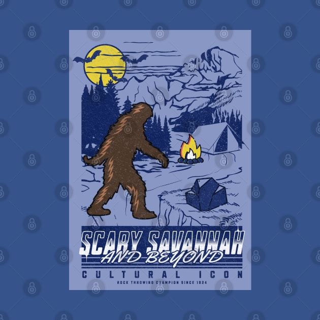 Bigfoot - Rock throwing champion since 1924 by Scary Savannah and Beyond