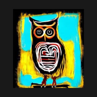 Graffiti Urban Art Owl T-Shirt