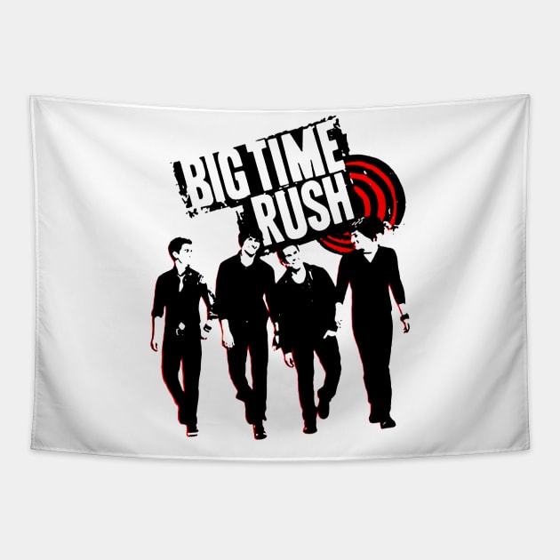 big time rush Tapestry by Lula Pencil Art