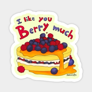 I like you berry much Magnet