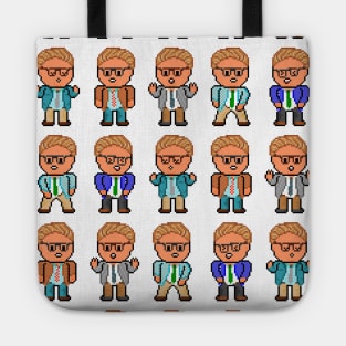 Pixel Matt Foley Seamless Tote