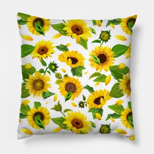 New Watercolor Sunflower 2 Pillow
