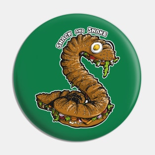 Snack and Snake Pin