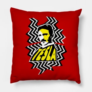 Nikola Tesla Stripes Pillow