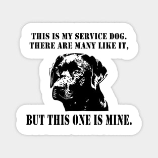 Service dog Magnet