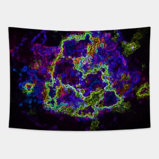 Black Panther Art - Glowing Edges 590 Tapestry